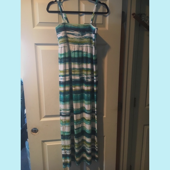 Never Worn Tropical Summer Maxi Dress - Picture 2 of 3